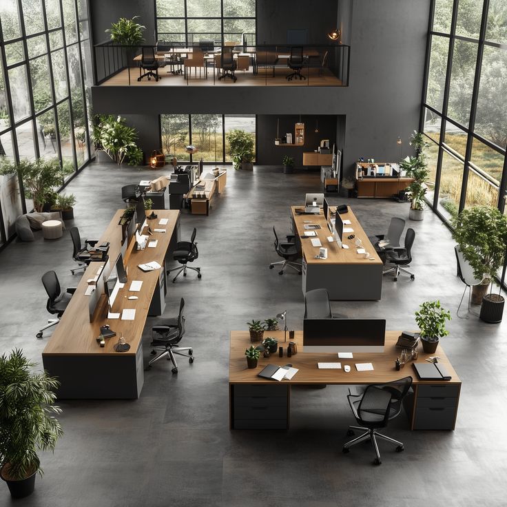 Commercial Office Design — modern workspace